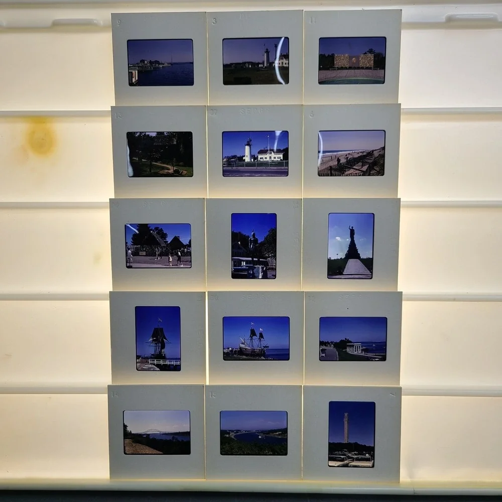 Lot Of 25 1960s‎ Cape Cod, MA 35mm Film Slide Beach Boats Sightseeing P-Town